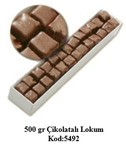 500 Gr ikolatal Lokum